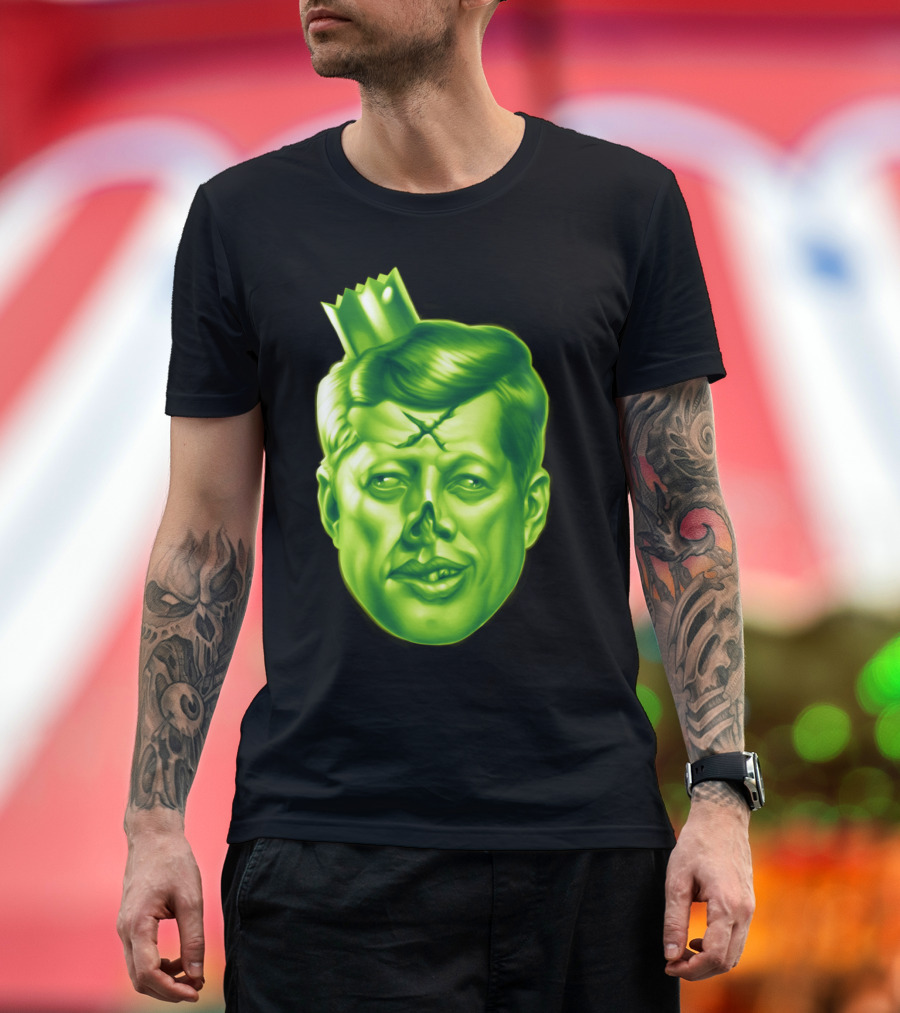 Dead Kennedy Green Zombie Head with Crown T-Shirt