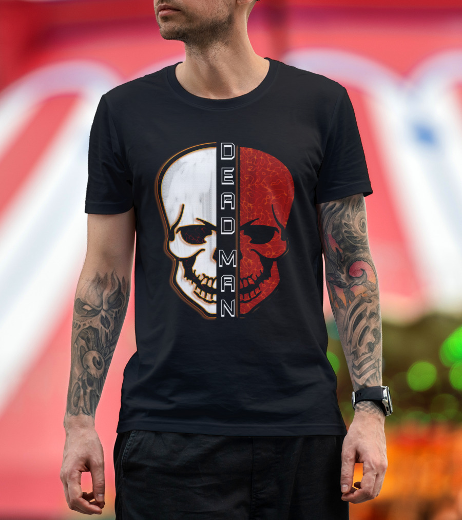 DeadMan Dual-Tone Skull T-Shirt