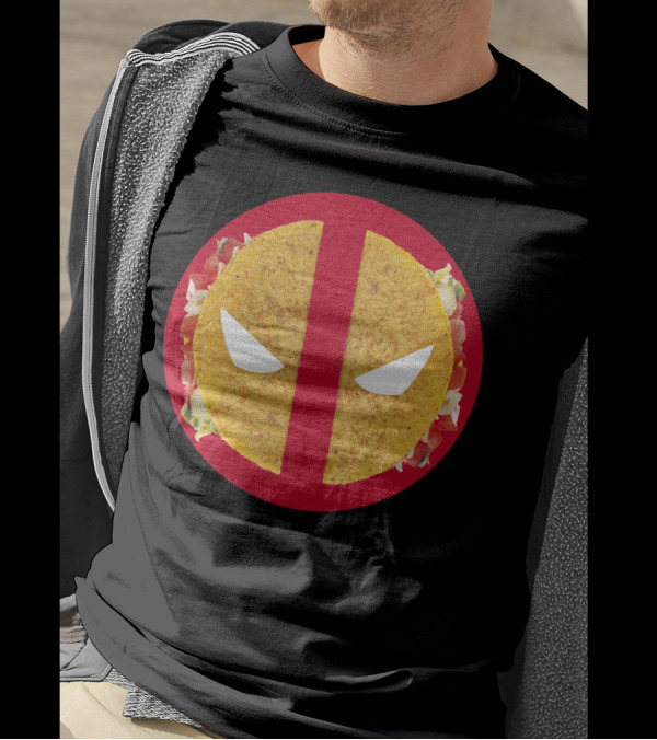 Deadpool Taco Mask T-Shirt