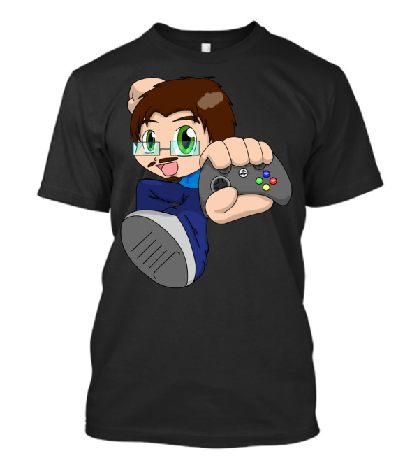 Mini Marcus Gaming Chibi With Xbox Controller T-Shirt