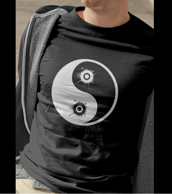 Yin Yang Splatter T-Shirt