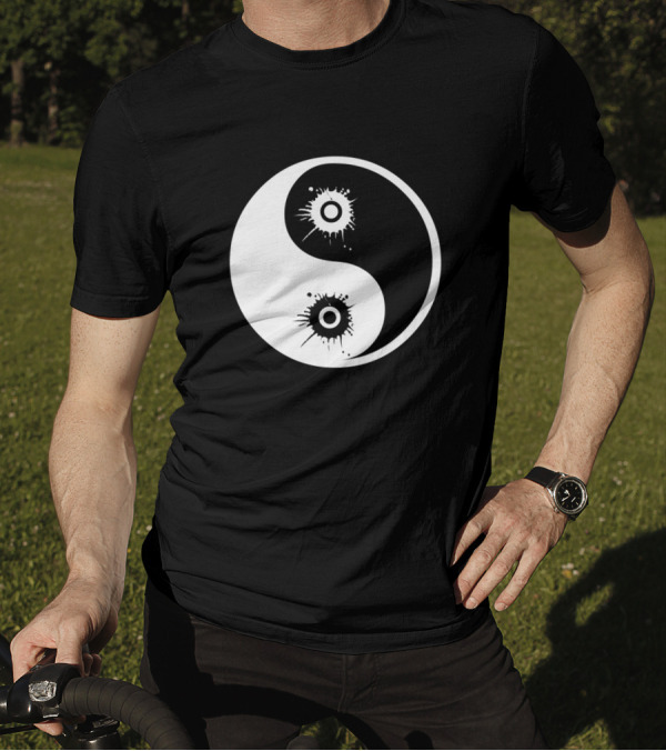 Yin Yang Splatter T-Shirt