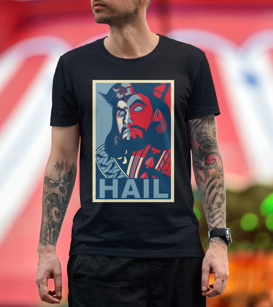 Hail To The King Of Spades Playing Card Iconic T-Shirt