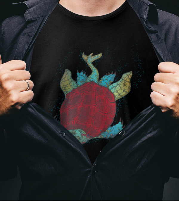 The Red Colossus Testudine Cosmic Dive T-Shirt