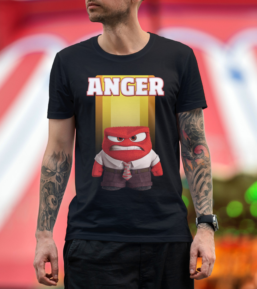 Inside Out Anger Character T-Shirt