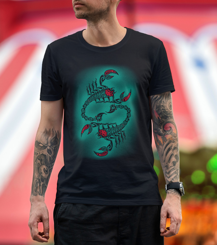 Aerosol Spray Can Scorpion Stencil Art duo T-Shirt
