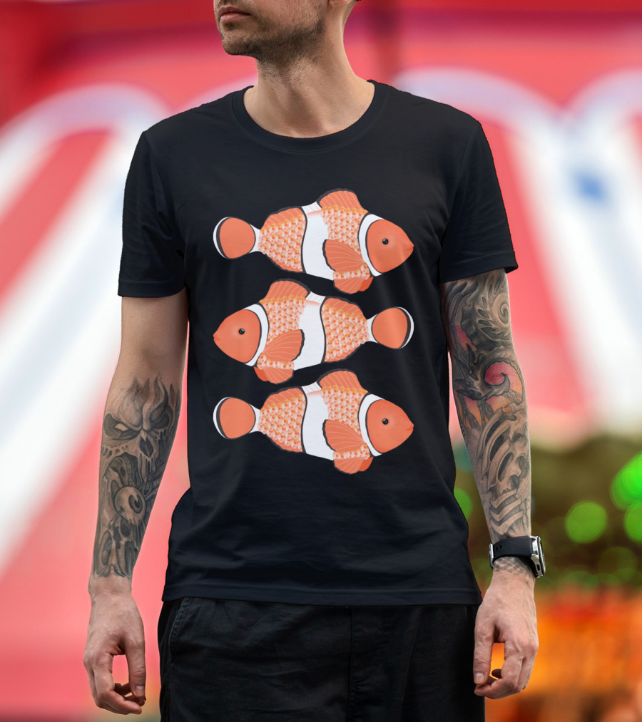 Clown Fish Mandarin Garnet Trio T-Shirt