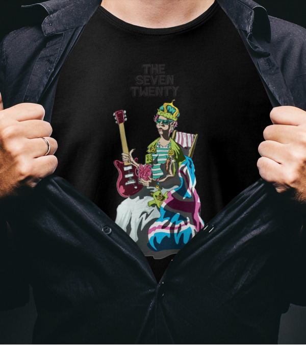 The Seven Twenty Majesty Rocks Guitar Throne T-Shirt