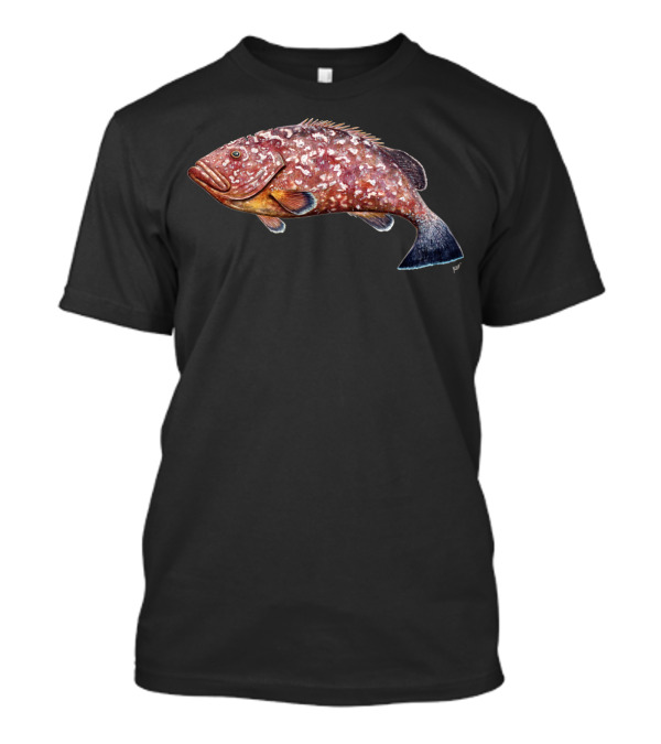 Dusky Grouper Fish Realistic T-Shirt