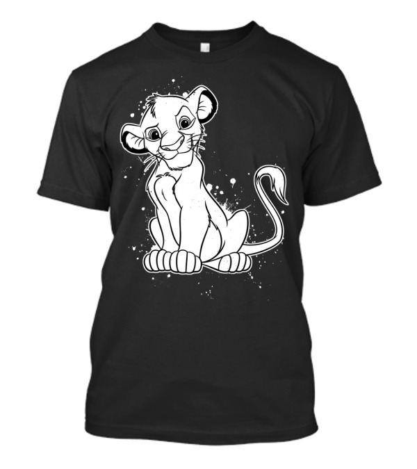 Splatter Simba Lion King T-Shirt