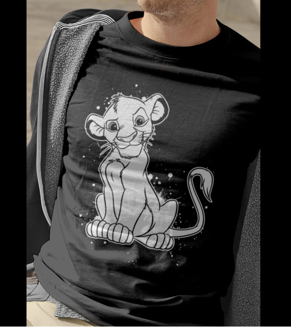 Splatter Simba Lion King T-Shirt