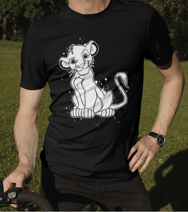 Splatter Simba Lion King T-Shirt