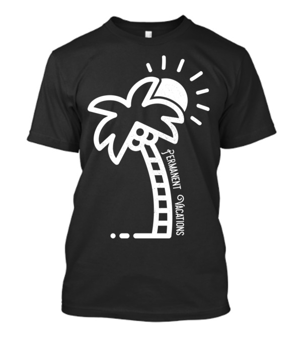 Coconut Tree Permanent Vacations Sun T-Shirt
