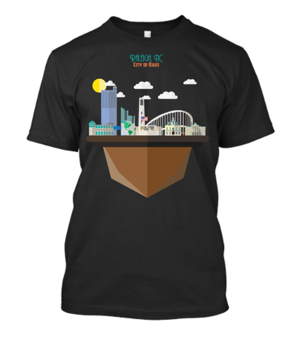 Raleigh NC City Of Oaks Big City In A Nutshell T-Shirt