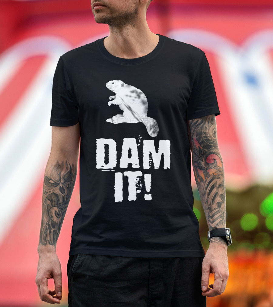 DAM IT Funny Beaver 1671 T-Shirt