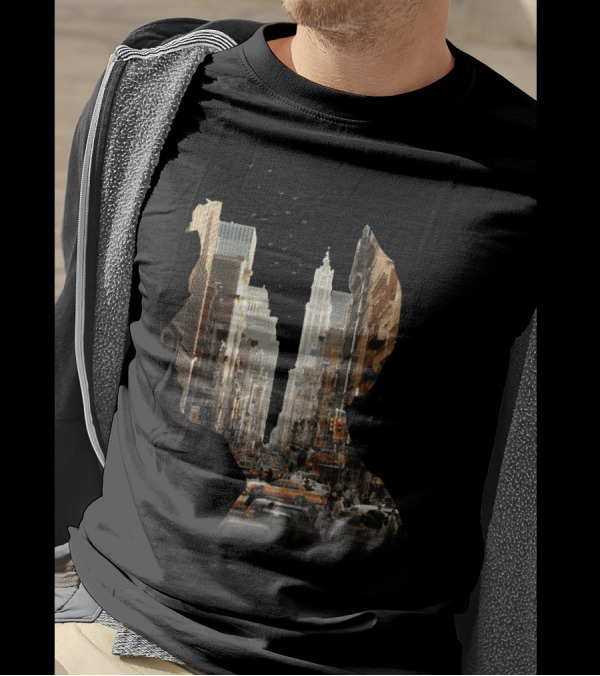 Keeping An Open Mind City Silhouette Urban Exploration T-Shirt