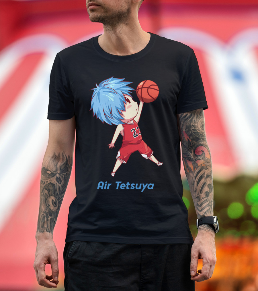 Air Tetsuya 23 Basketball Anime Character T-Shirt