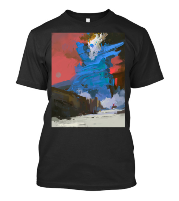 Kit The Red Rabbit Space Essence Majestic Blue Neon Structure T-Shirt
