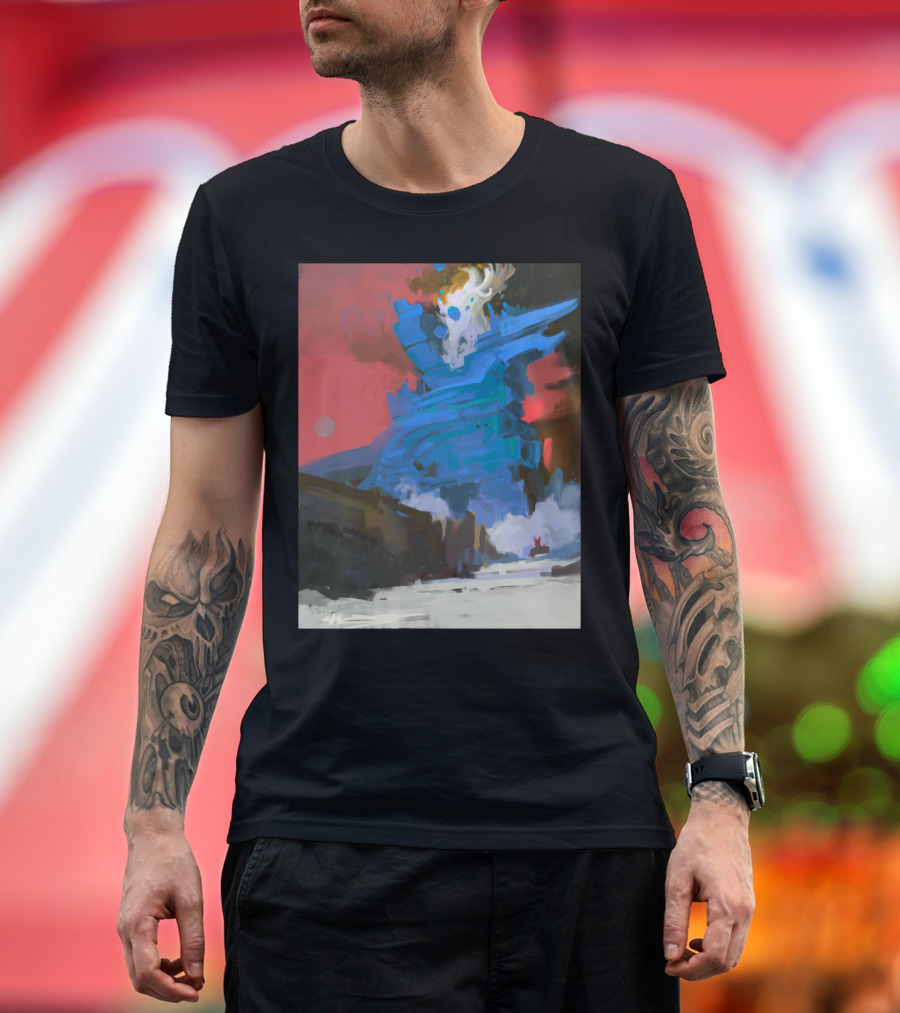 Kit The Red Rabbit Space Essence Majestic Blue Neon Structure T-Shirt