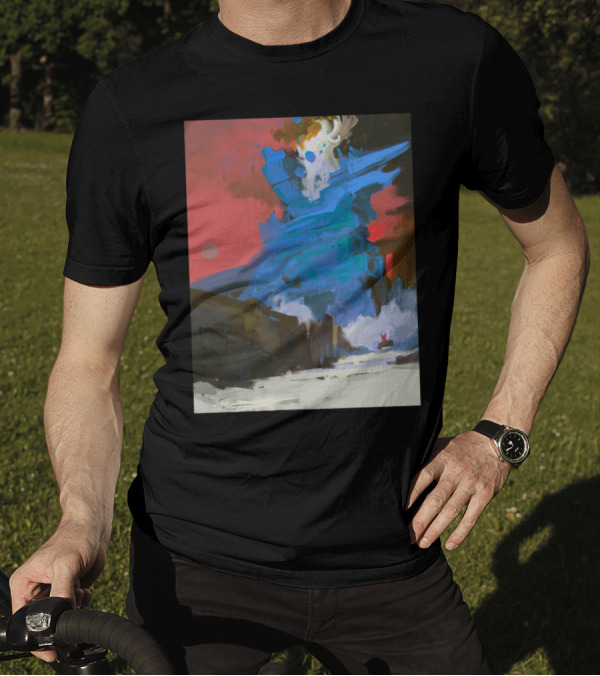 Kit The Red Rabbit Space Essence Majestic Blue Neon Structure T-Shirt