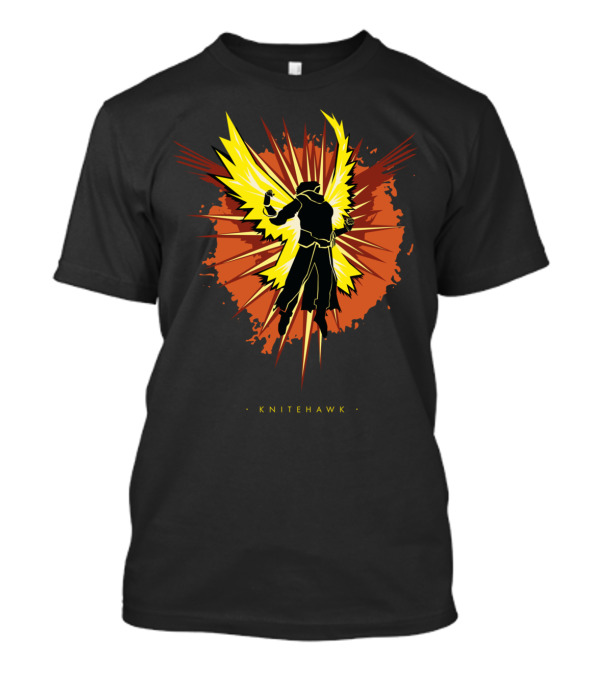 Knitehawk Solar Angelic Warlock With Radiant Wings T-Shirt