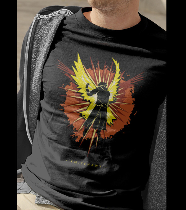Knitehawk Solar Angelic Warlock With Radiant Wings T-Shirt