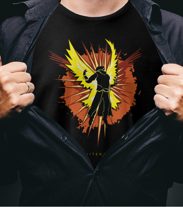 Knitehawk Solar Angelic Warlock With Radiant Wings T-Shirt