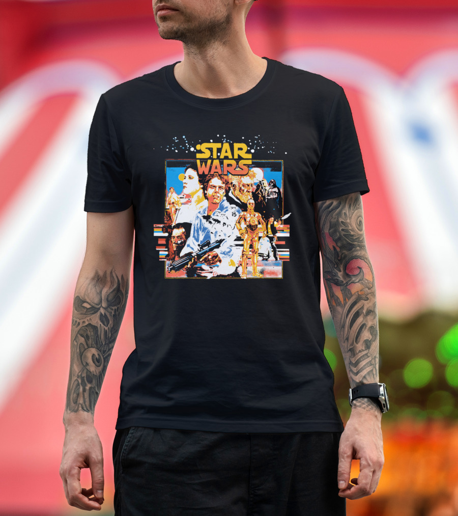 Star Wars Episode IV Characters Iconic T-Shirt