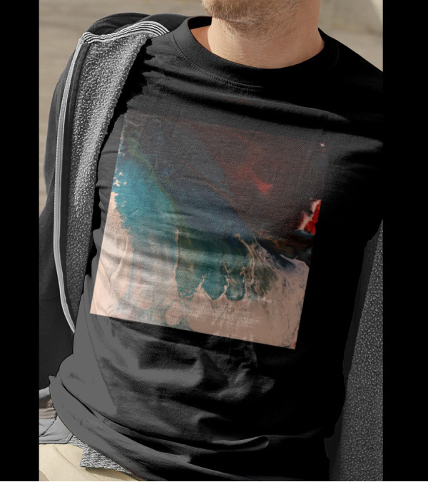 Gravity Waves Abstract Fluid Dynamics T-Shirt