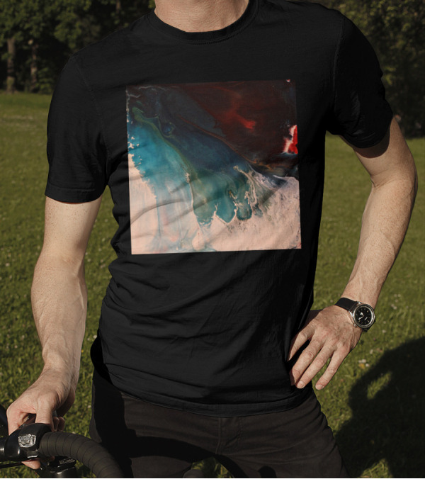 Gravity Waves Abstract Fluid Dynamics T-Shirt