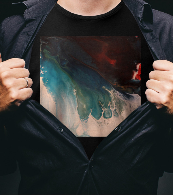 Gravity Waves Abstract Fluid Dynamics T-Shirt