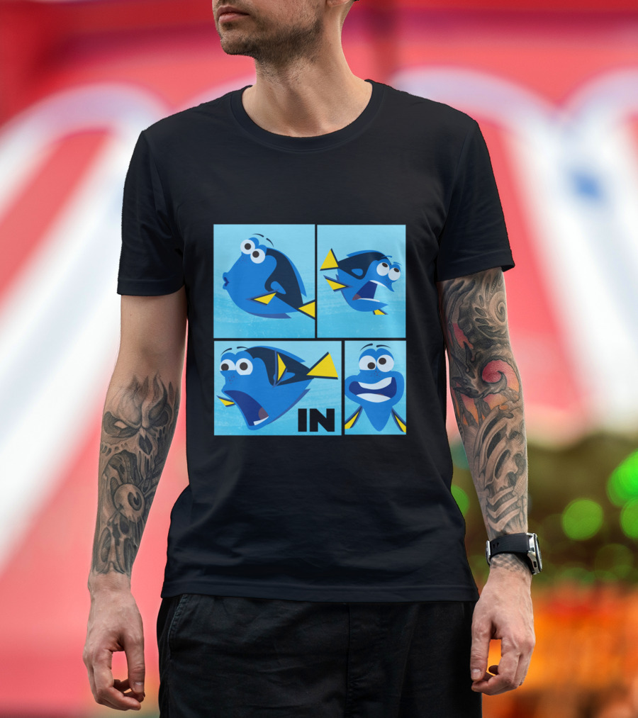 Fluent in Whale Bilingual Dory T-Shirt