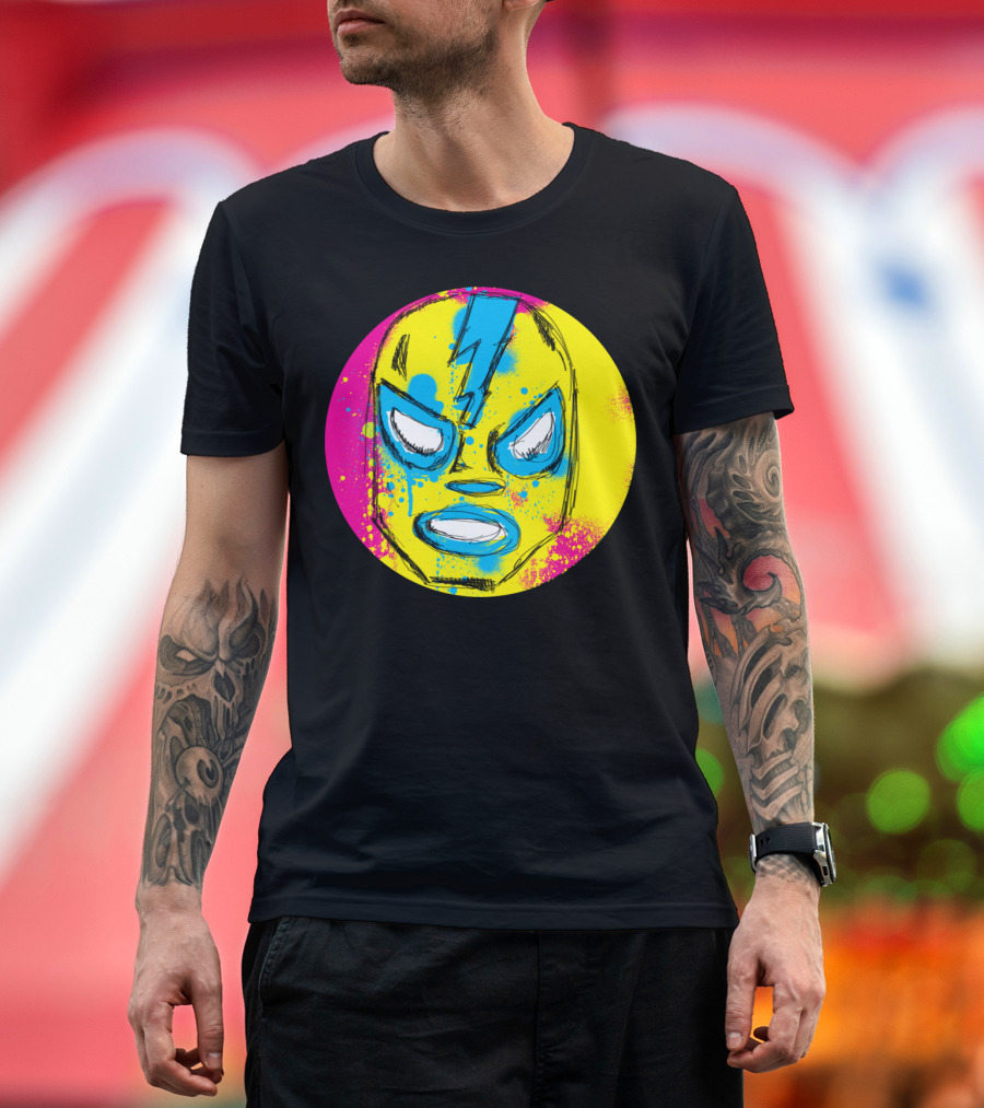 Azul Lucha Libre Mask T-Shirt