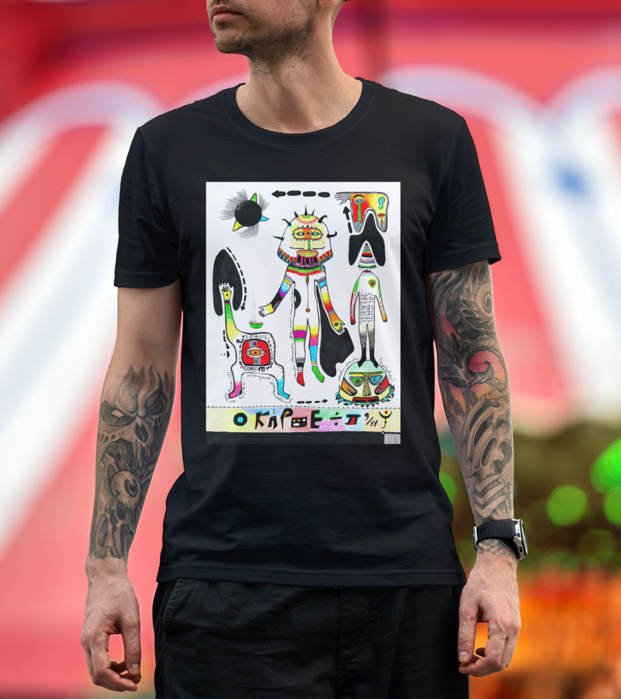 Alien Dreams Colorful Cosmic Hats OKAPOE 911 T-Shirt