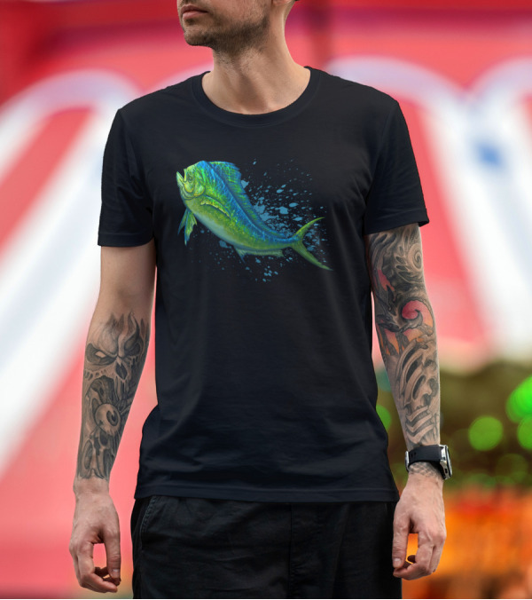 Premium T-Shirt: El Dorado Mahi Mahi Splash T-Shirt El Dorado Mahi Mahi Splash T-Shirt