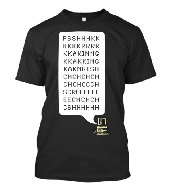 Back In My Day Dial-Up Modem Sound Nostalgia Computer T-Shirt