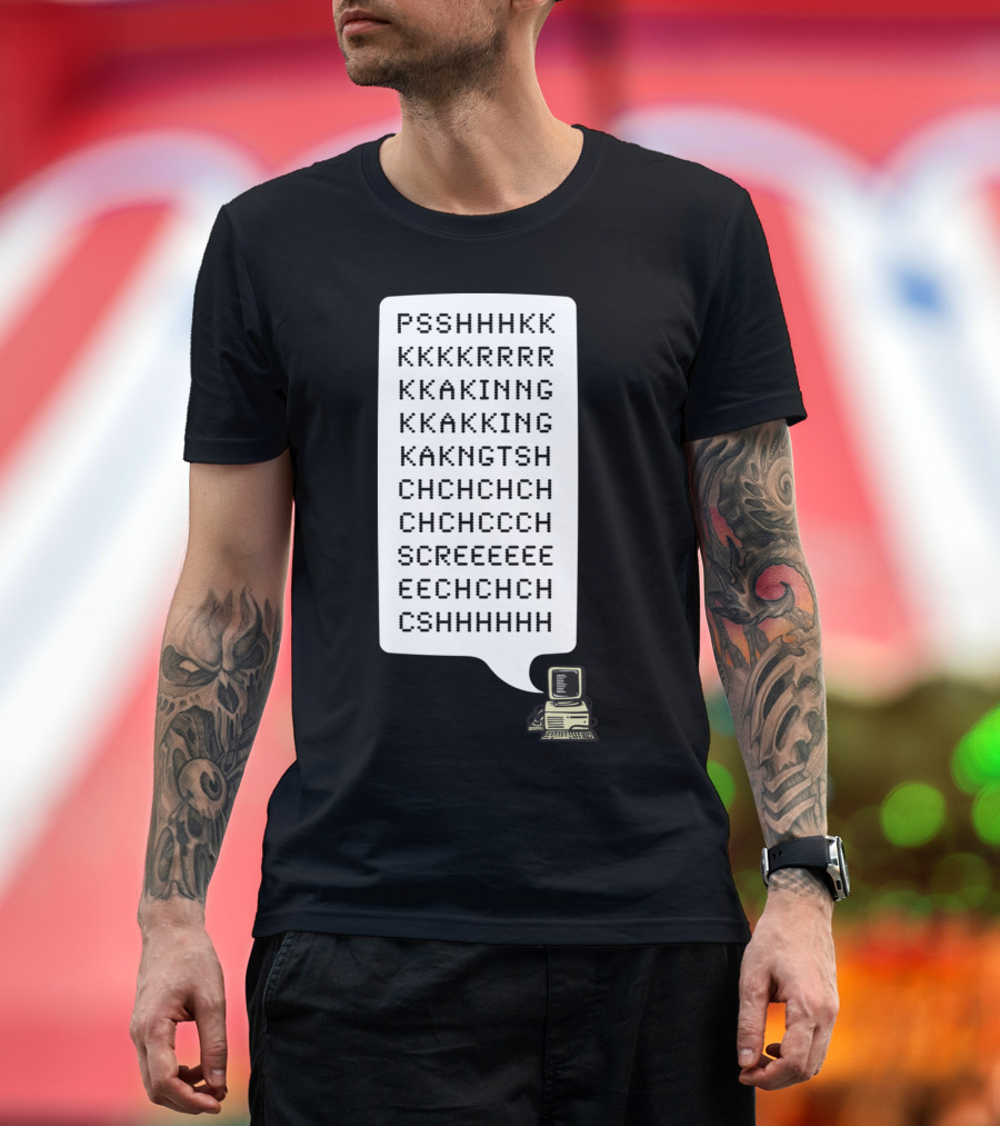 Back In My Day Dial-Up Modem Sound Nostalgia Computer T-Shirt