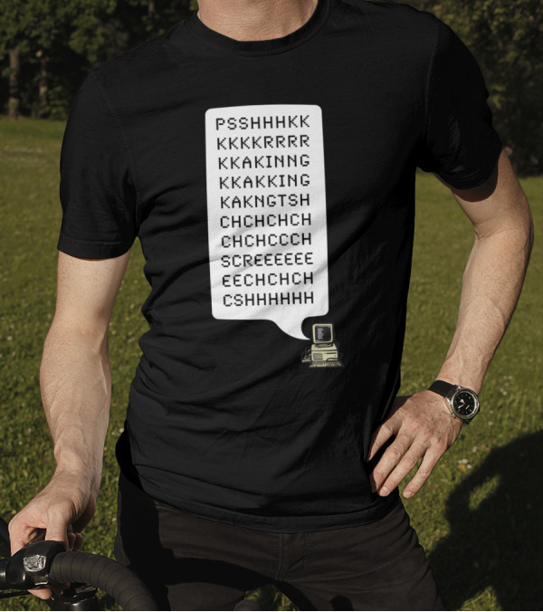 Back In My Day Dial-Up Modem Sound Nostalgia Computer T-Shirt
