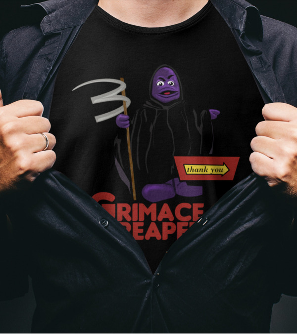 Grimace Reaper Thank You T-Shirt