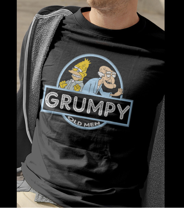 Grumpy Old Men Characters Iconic T-Shirt