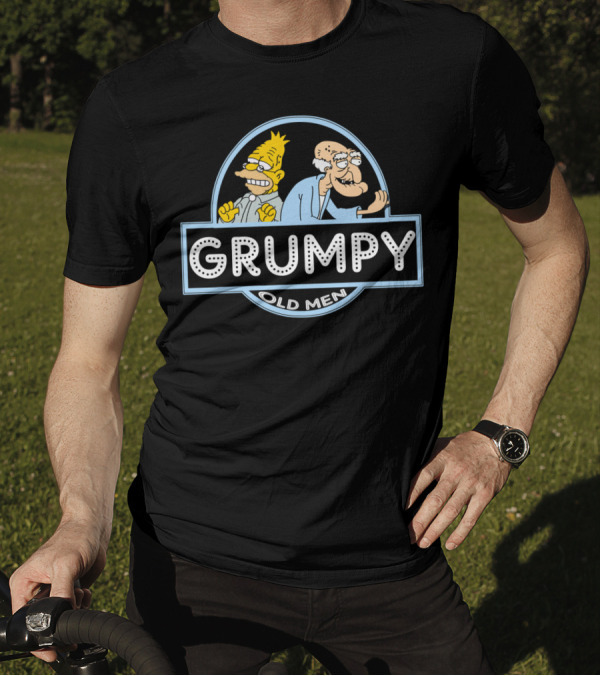Grumpy Old Men Characters Iconic T-Shirt