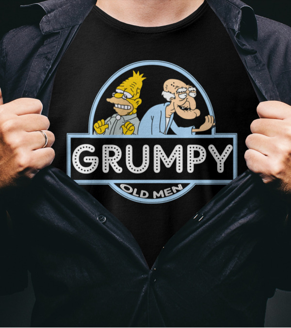 Grumpy Old Men Characters Iconic T-Shirt