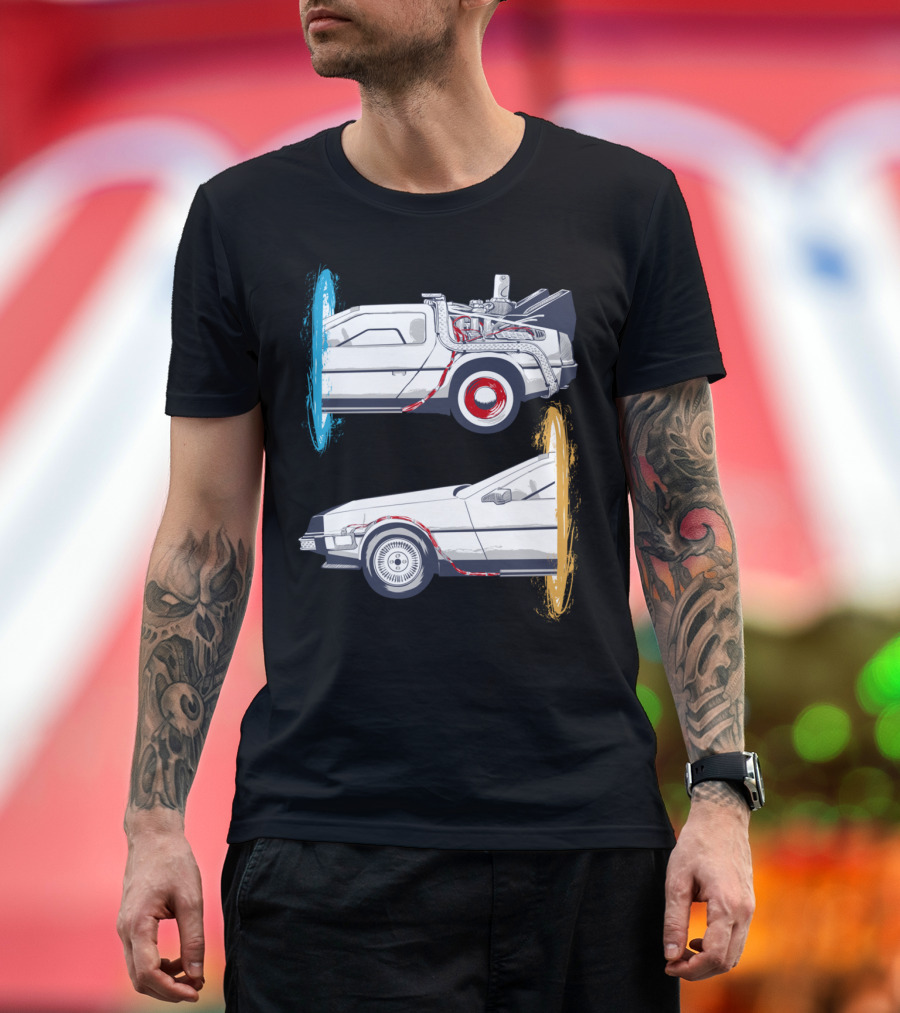 Back To The Portal Time Machine Adventure T-Shirt