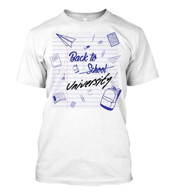 Back To School University By LimeTimeDesign T-Shirt