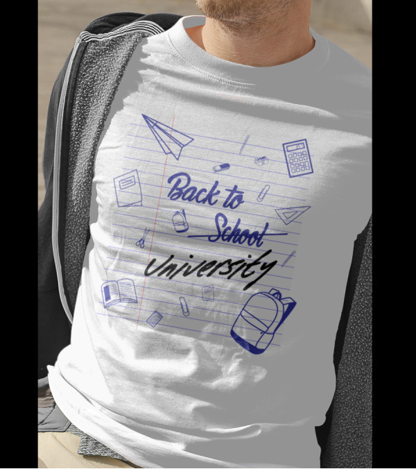 Back To School University By LimeTimeDesign T-Shirt