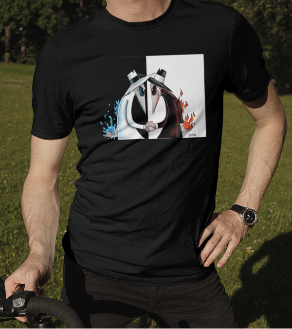 Spy Vs Spy Element Of Surprise Fire And Water Showdown T-Shirt