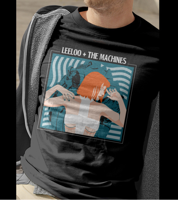 Leeloo Plus The Machines Retro Futuristic Style With Geometric T-Shirt