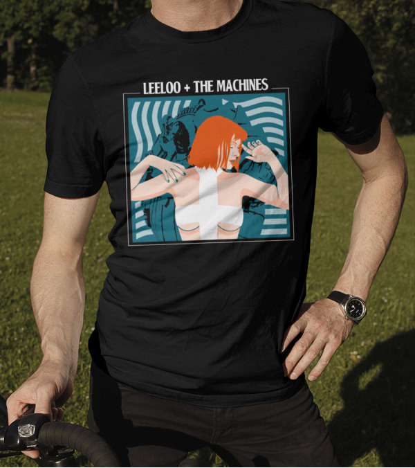 Leeloo Plus The Machines Retro Futuristic Style With Geometric T-Shirt