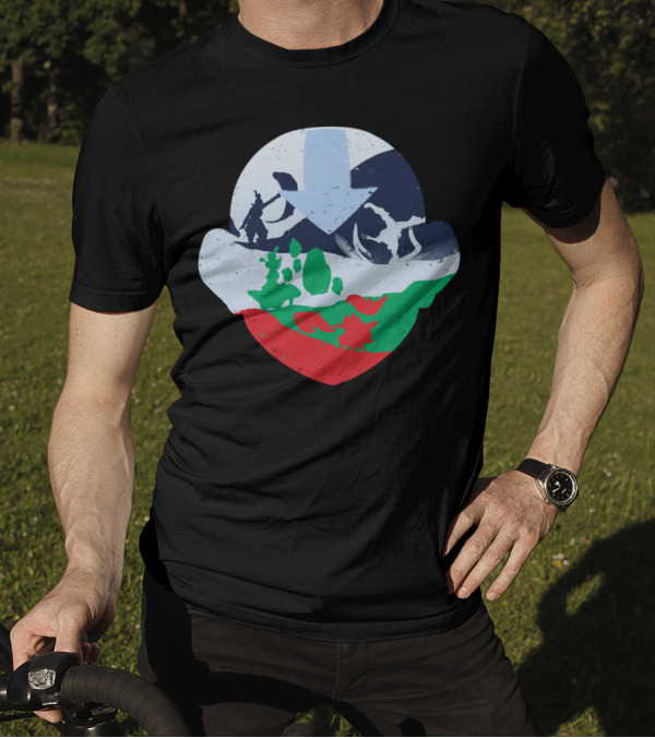 Avatar Elements Within Water Earth Fire Air T-Shirt