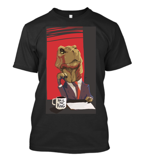 Hail To The King Rex On A Board Meeting Mug T-Shirt